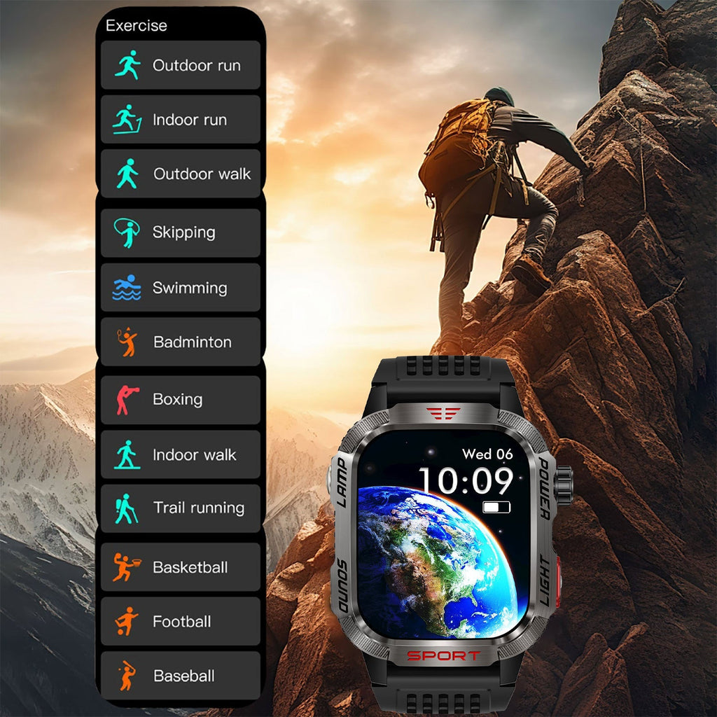 RUGGED WELLNESS PRO Smartwatch