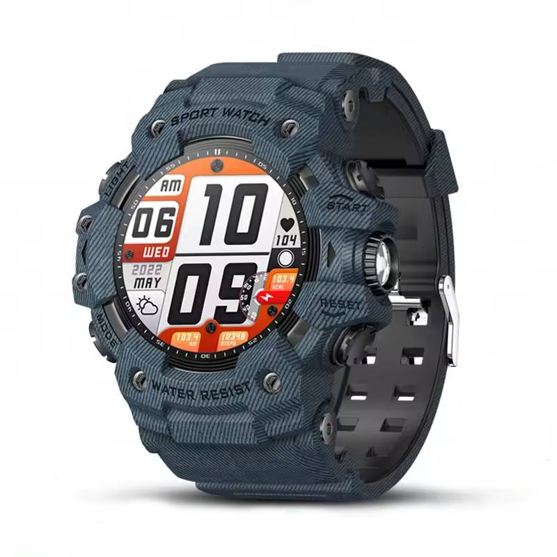 RUGGED ATTACK Tactical Waterproof Smartwatch — Outdoor Sports & Health Tracking Watch
