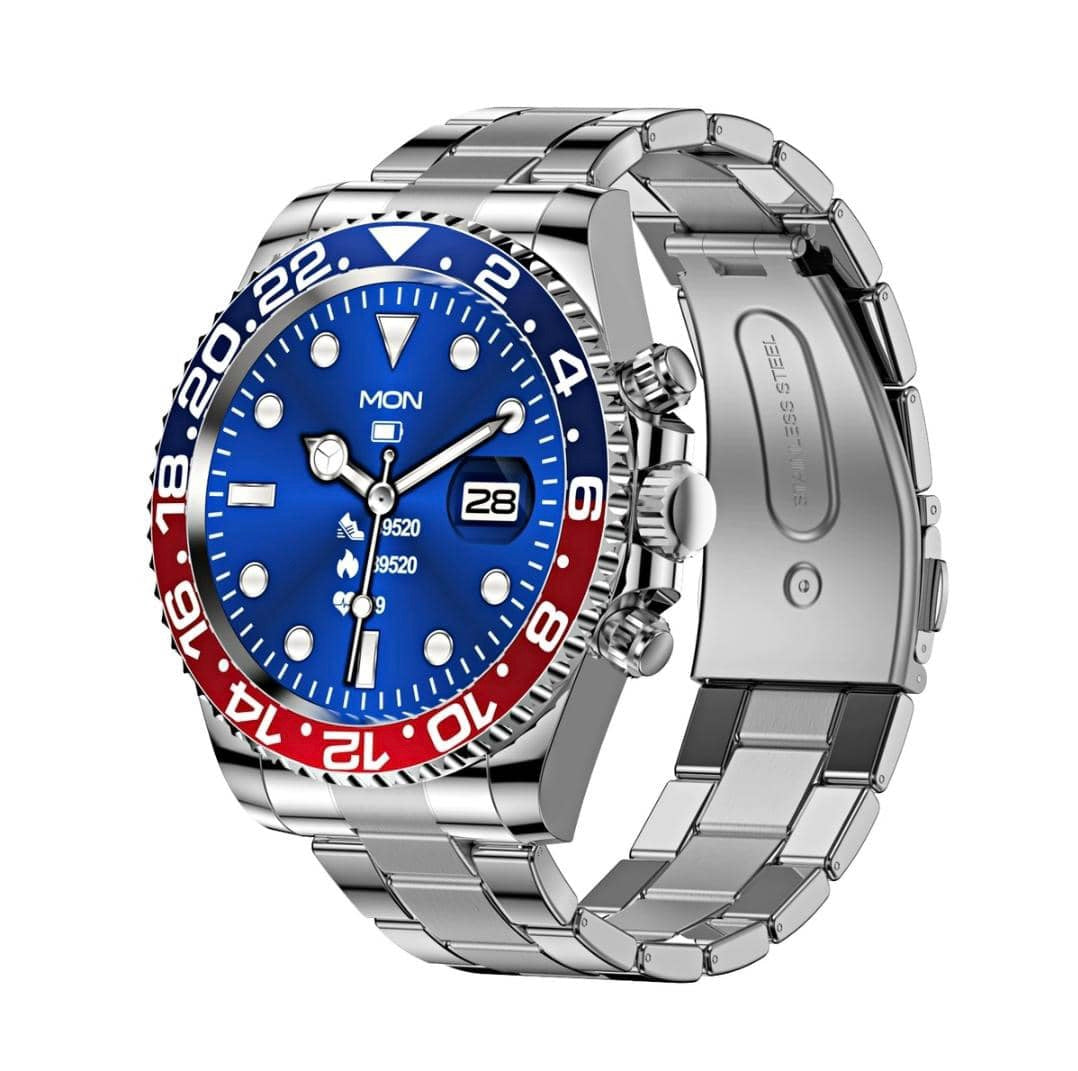 RUGGED DIVE COMMAND Tactical Smartwatch — Waterproof Outdoor Fitness & Health Watch
