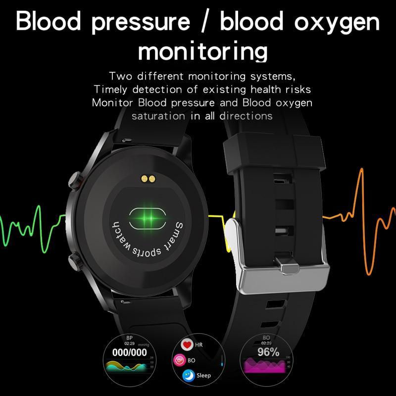 RUGGED CLASSIC Smartwatch — Stainless Steel Touchscreen Fitness & Health Watch