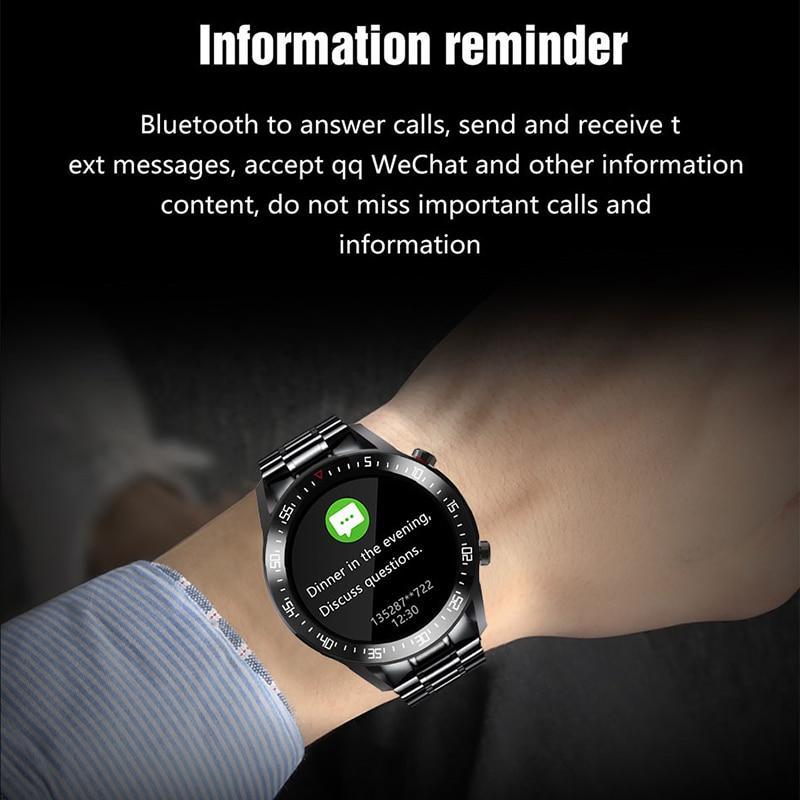 RUGGED CLASSIC Smartwatch — Stainless Steel Touchscreen Fitness & Health Watch