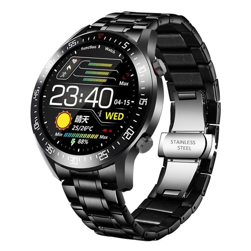 RUGGED CLASSIC Smartwatch — Stainless Steel Touchscreen Fitness & Health Watch