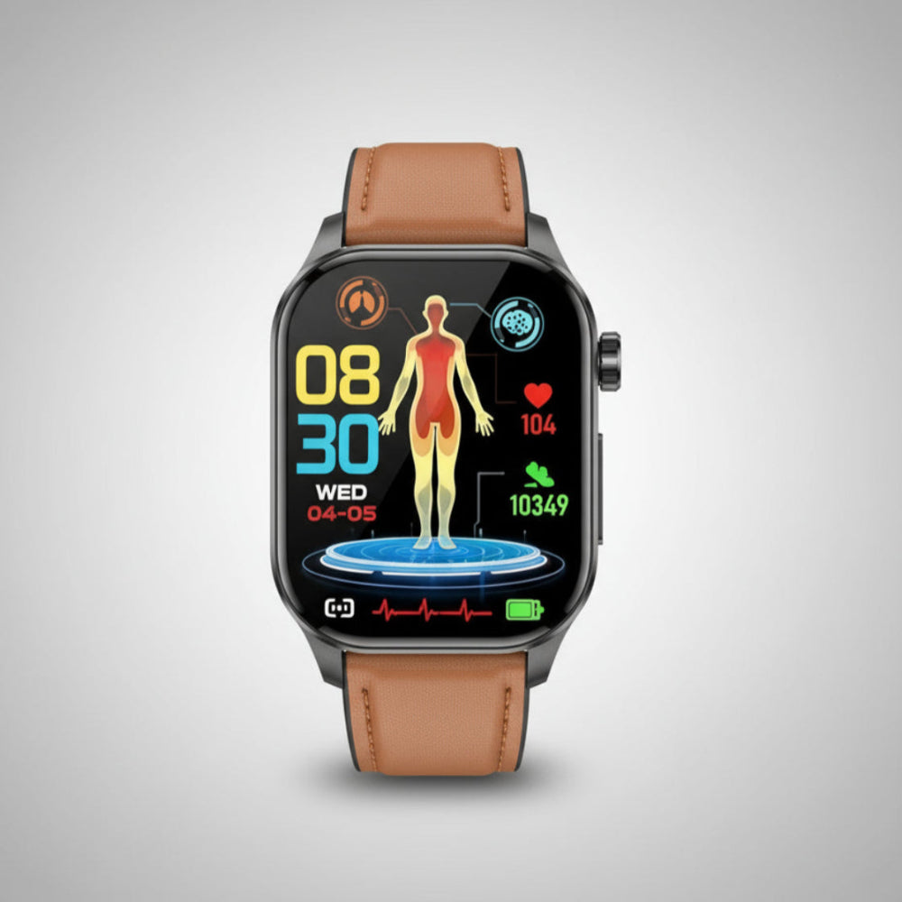 RUGGED AMBER Health Smartwatch