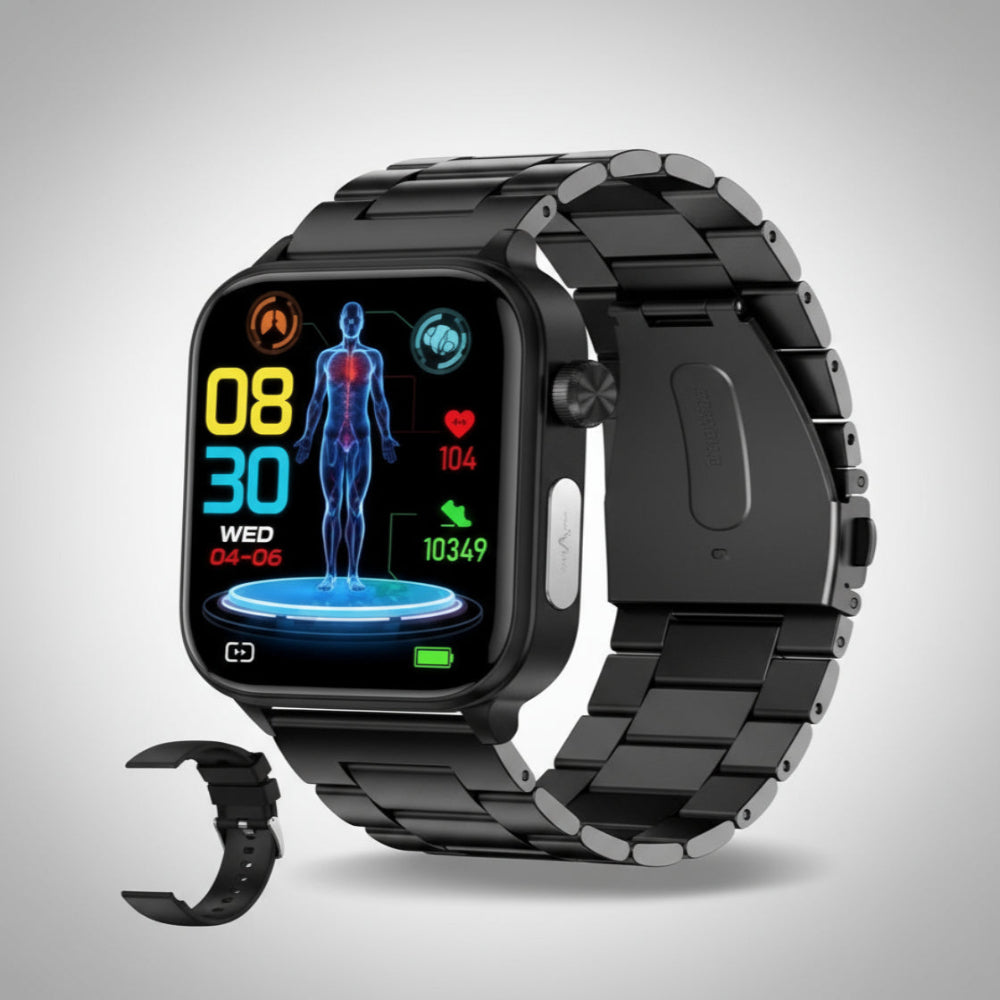 RUGGED AMBER Health Smartwatch