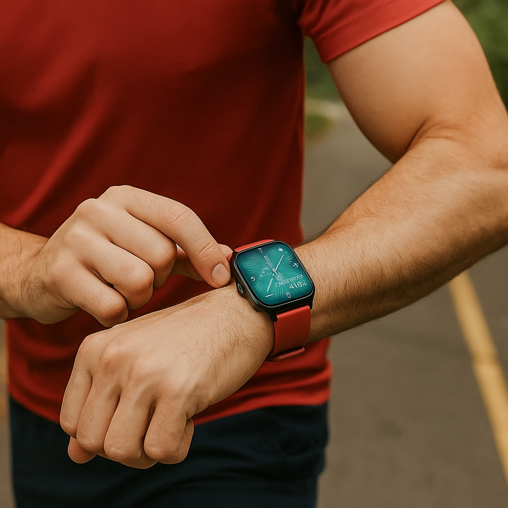 RUGGED AMBER Health Smartwatch