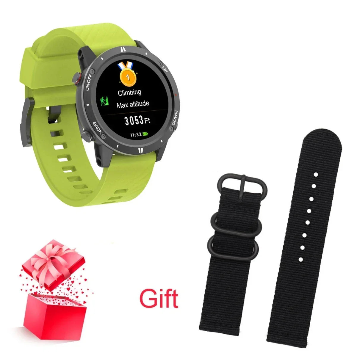 RUGGED EXPLORER GPS Smartwatch — Outdoor Navigation & Multi-Sport Adventure Watch