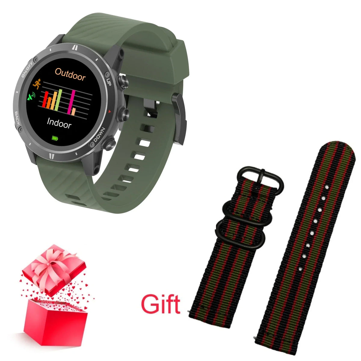 RUGGED EXPLORER GPS Smartwatch — Outdoor Navigation & Multi-Sport Adventure Watch