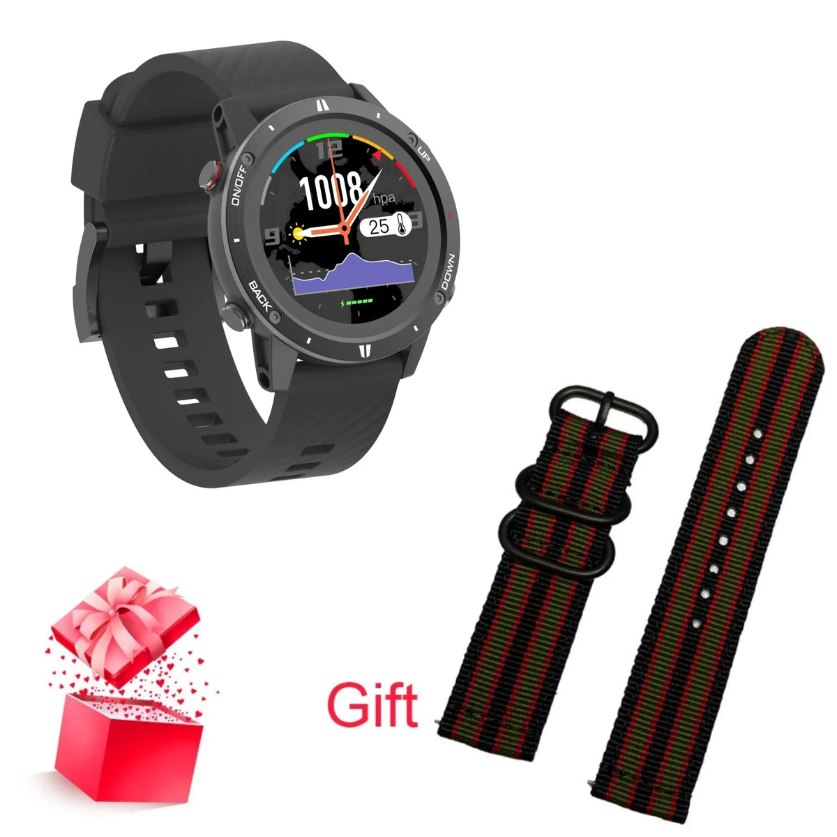 RUGGED EXPLORER GPS Smartwatch — Outdoor Navigation & Multi-Sport Adventure Watch