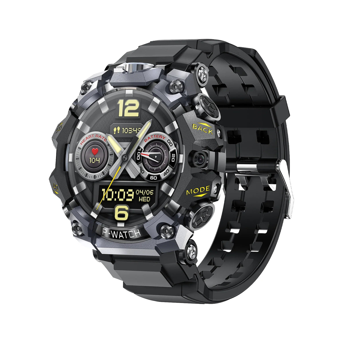 RUGGED Q668 4G LTE Smartwatch — Android Smartwatch with GPS, Dual Camera & Advanced Connectivity