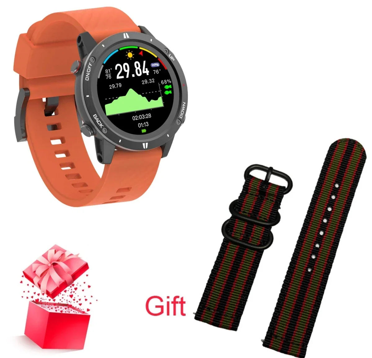 RUGGED EXPLORER GPS Smartwatch — Outdoor Navigation & Multi-Sport Adventure Watch