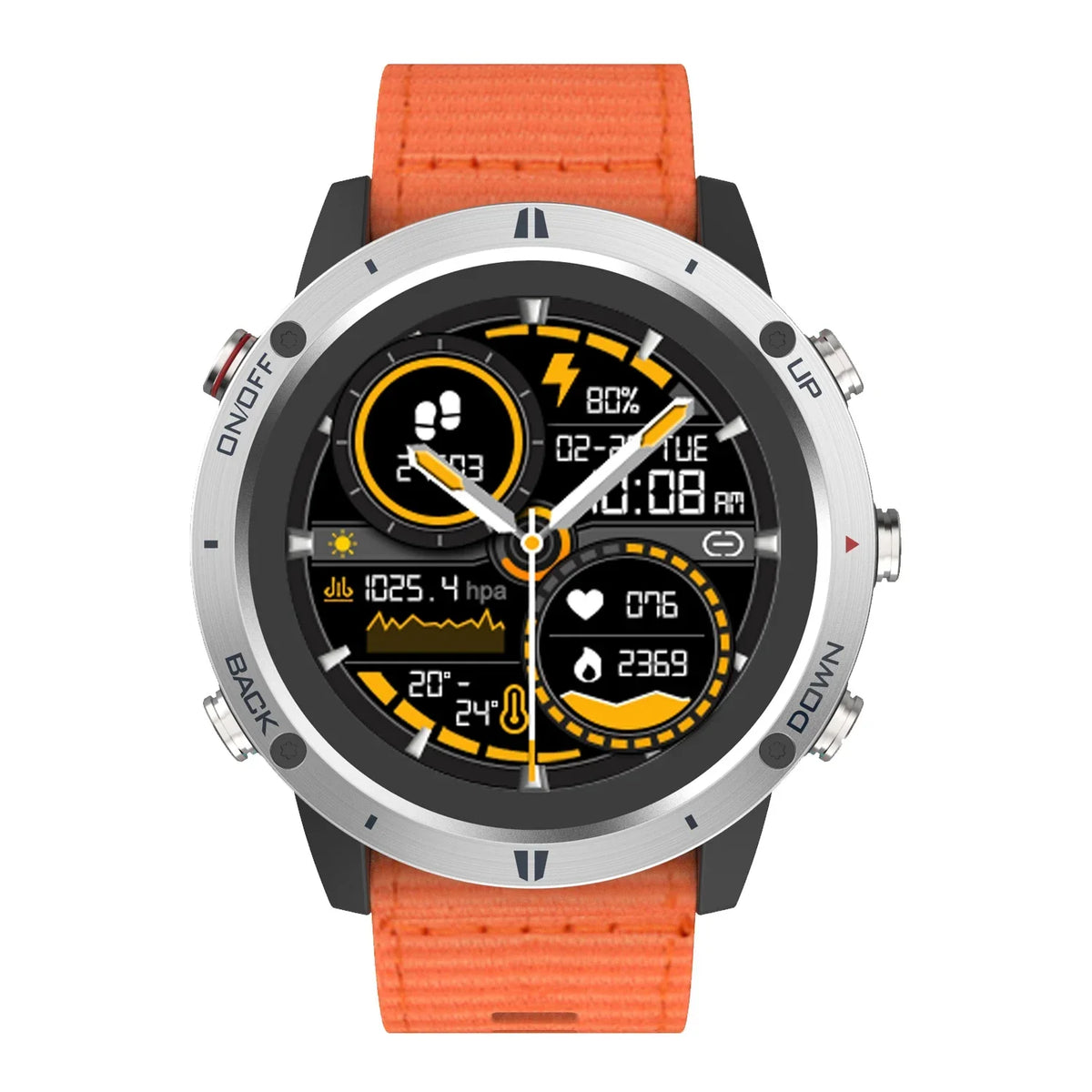 RUGGED EXPLORER GPS Smartwatch — Outdoor Navigation & Multi-Sport Adventure Watch