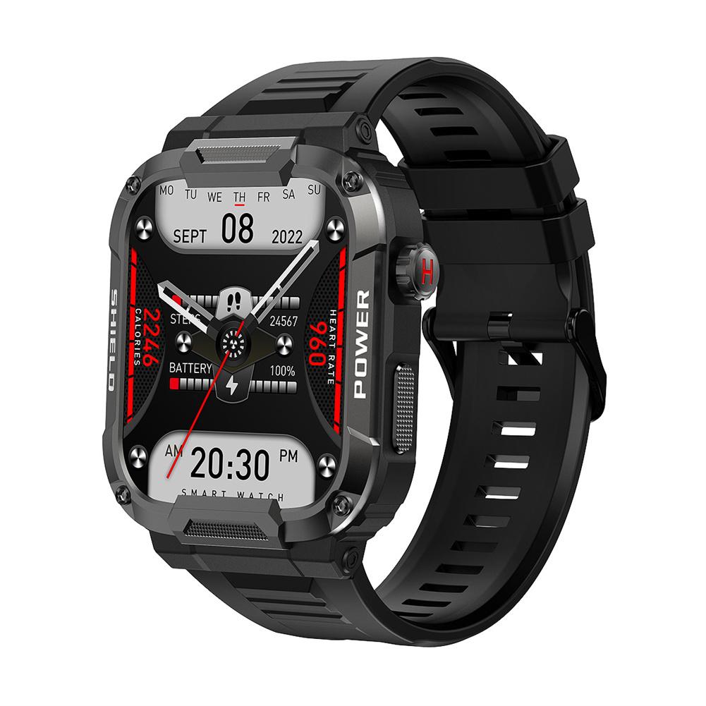 RUGGED GHOST PRO Smartwatch — Waterproof Outdoor Fitness & Bluetooth Calling Watch