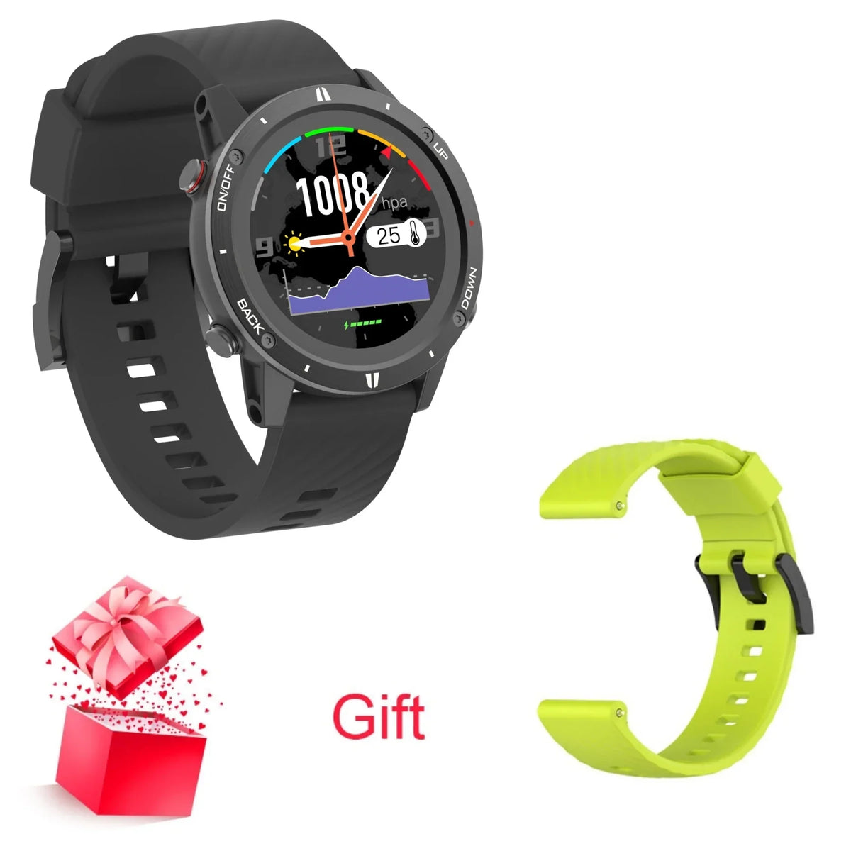 RUGGED EXPLORER GPS Smartwatch — Outdoor Navigation & Multi-Sport Adventure Watch