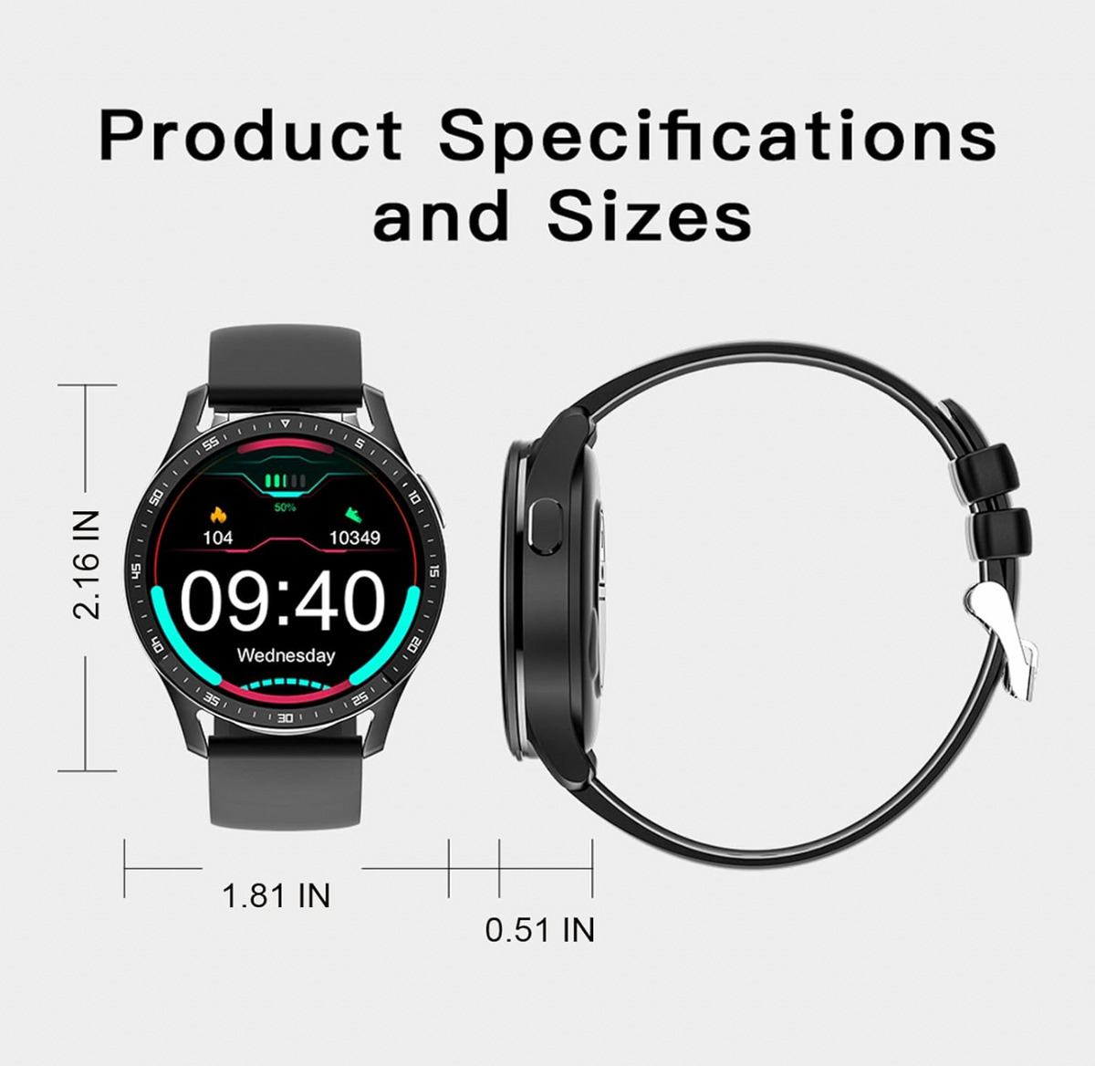 RUGGED WARRIOR PRO Smartwatch