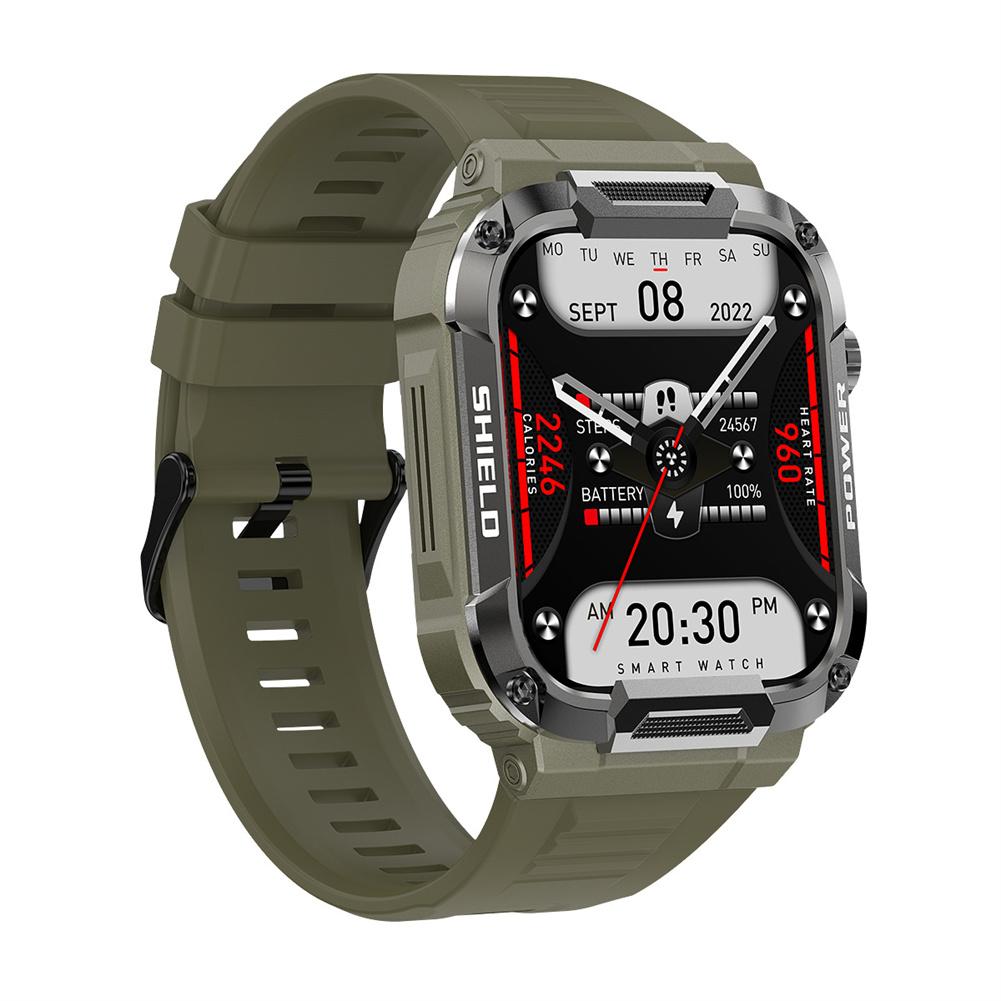 RUGGED GHOST PRO Smartwatch — Waterproof Outdoor Fitness & Bluetooth Calling Watch