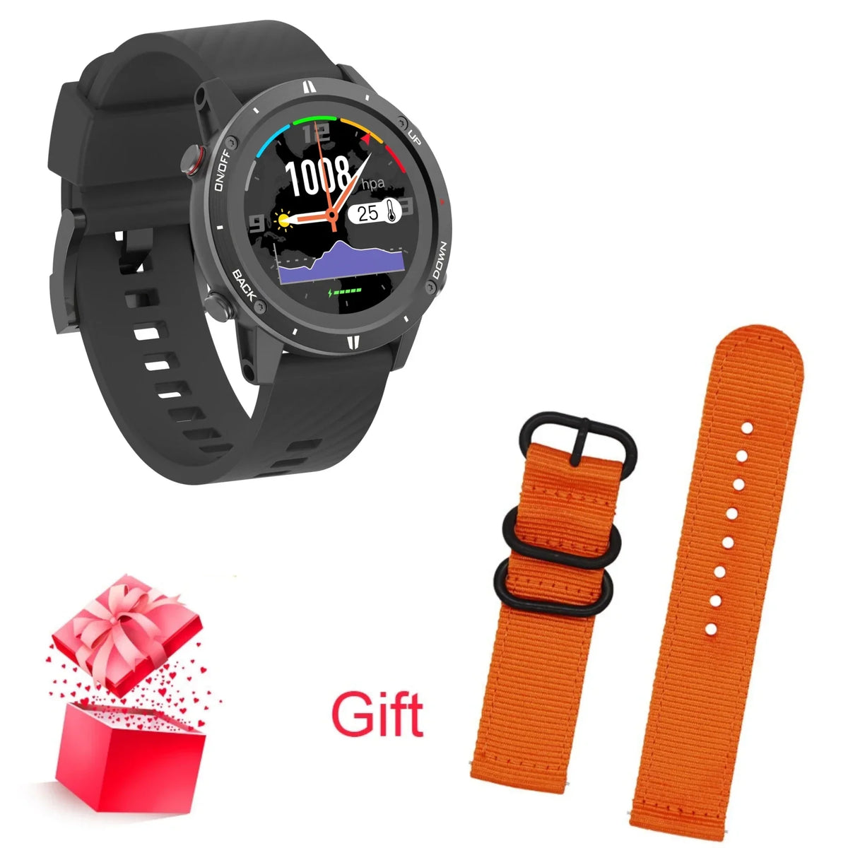 RUGGED EXPLORER GPS Smartwatch — Outdoor Navigation & Multi-Sport Adventure Watch