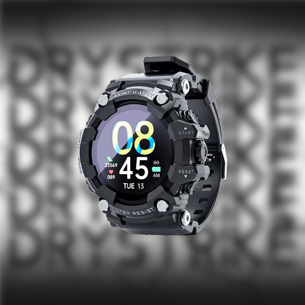RUGGED ATTACK Tactical Waterproof Smartwatch — Outdoor Sports & Health Tracking Watch