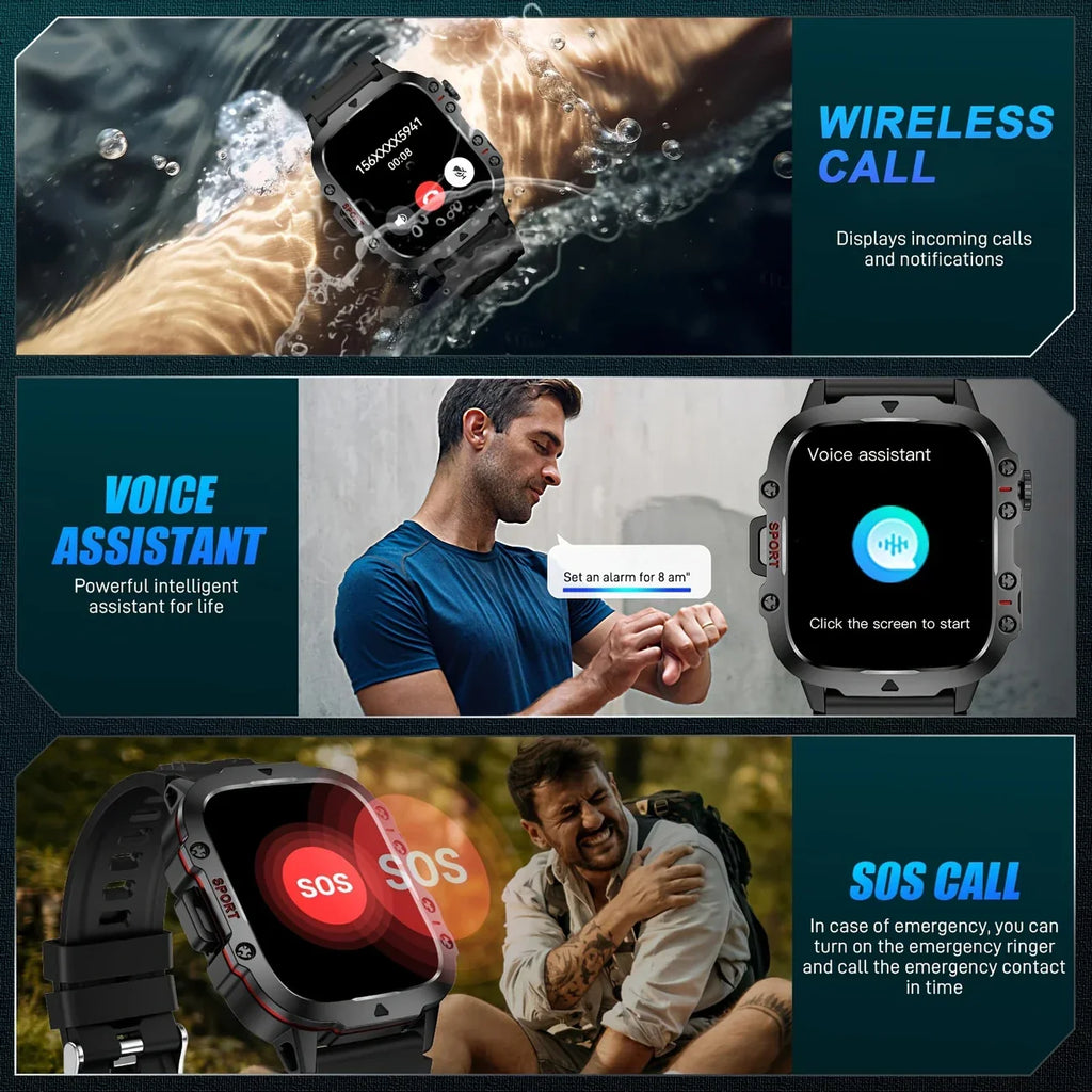 RUGGED WELLNESS PRO Smartwatch