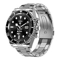 RUGGED DIVE COMMAND Tactical Smartwatch — Waterproof Outdoor Fitness & Health Watch