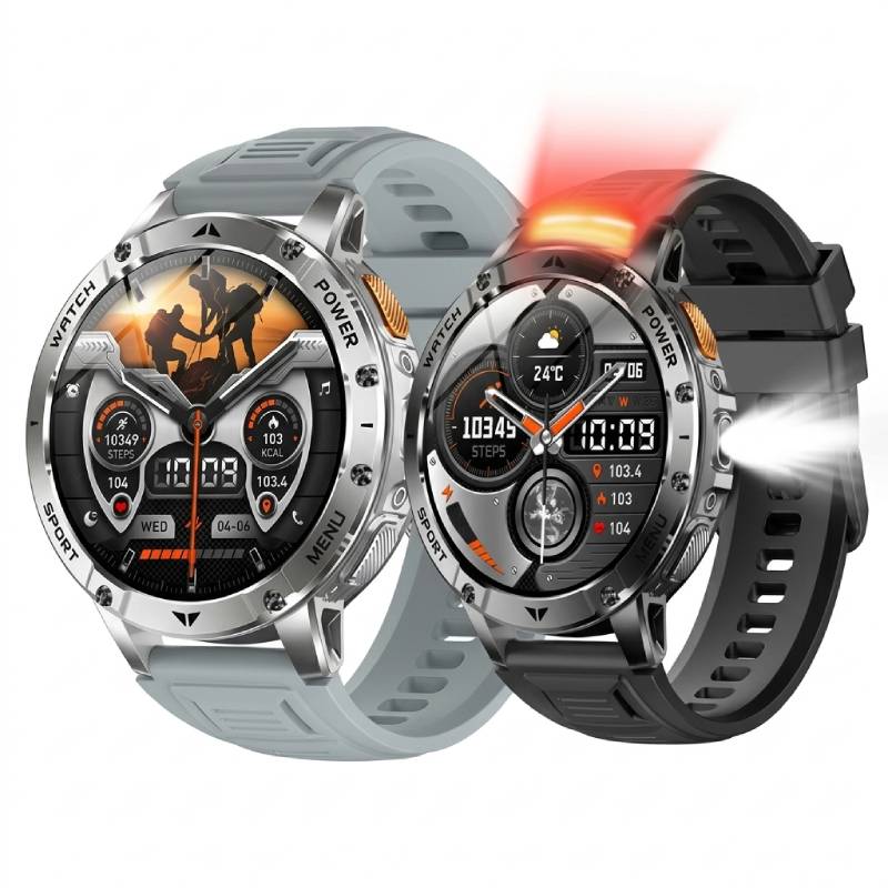 RUGGED ADVENTURE PRO GPS Smartwatch — Military Outdoor Watch with AMOLED Display, 1400mAh Battery & Advanced Navigation